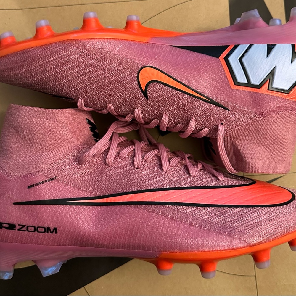 Nike Mercurial Superfly 10 Elite AG Mens Sz 10.5 Pink Flamingo Cleat FQ8339-600